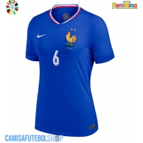 Camisa de time de futebol França Eduardo Camavinga #6 Replicas 1º Equipamento Feminina Europeu 2024 Manga Curta